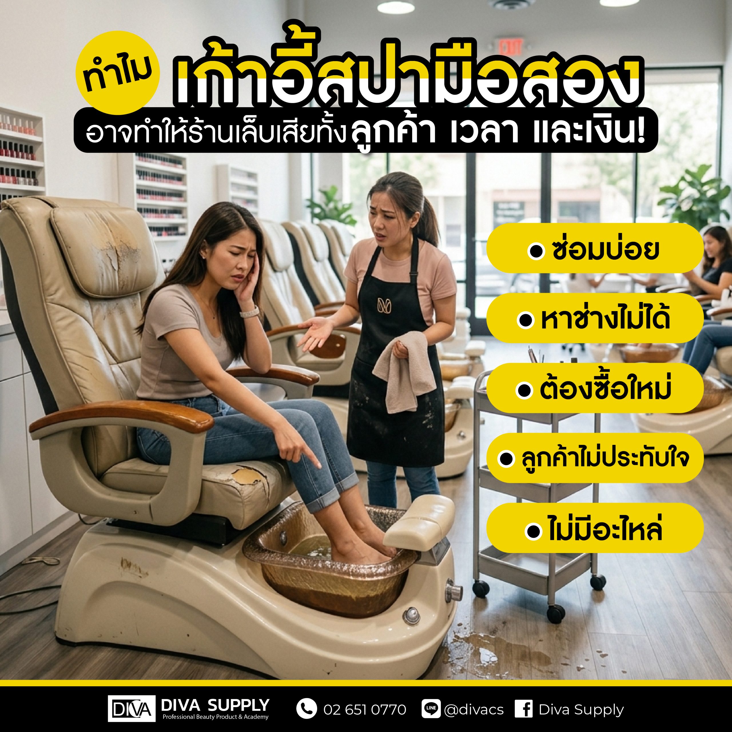 เก้าอี้สปามือสอง เก้าอี้ทำเล็บ เก้าอี้สปาเท้า เก้าอี้ทำเล็บ อ่างสปาเท้า โซฟาทำเล็บ โซฟาสปา อ่างสปา อ่างจากุซซี่ อ่างแช่เท้า สปาเท้า